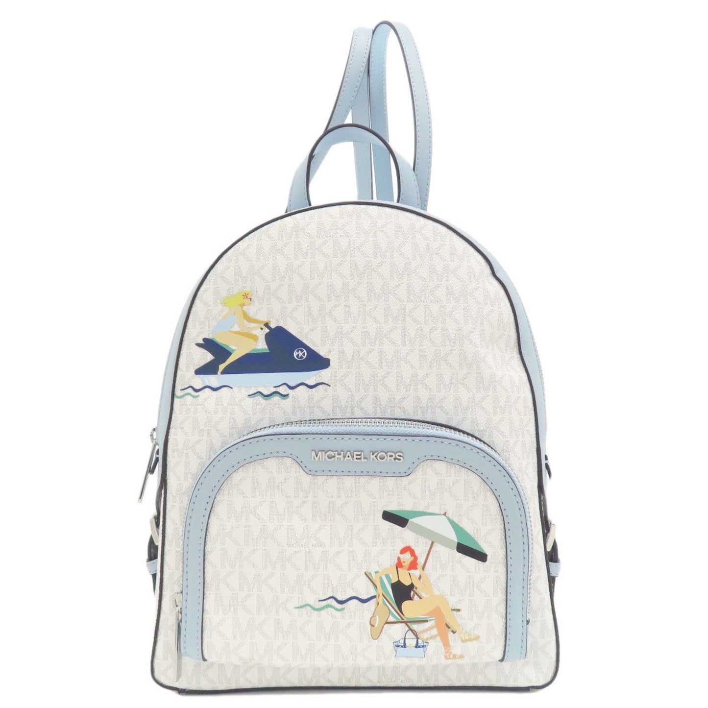Michael Kors Resort Motif Backpack/Daypack Pvc/Leather