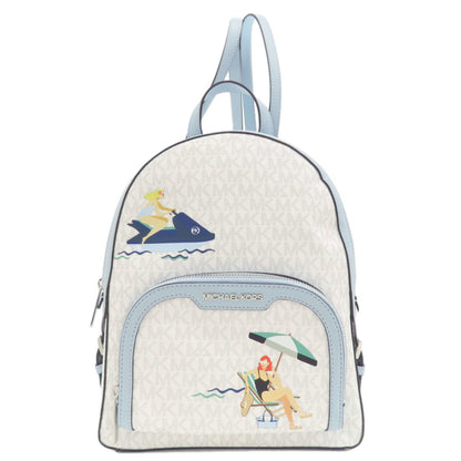 Michael Kors Resort Motif Backpack/Daypack Pvc/Leather