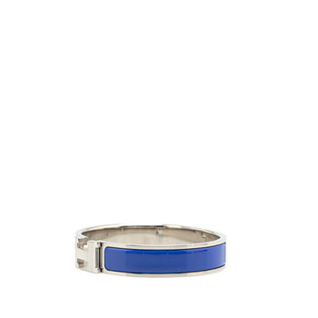Hermes Click H Pm Bracelet In Silver