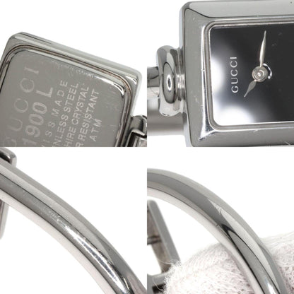 Gucci 1900L Square Face Watch Stainless Steel Ss