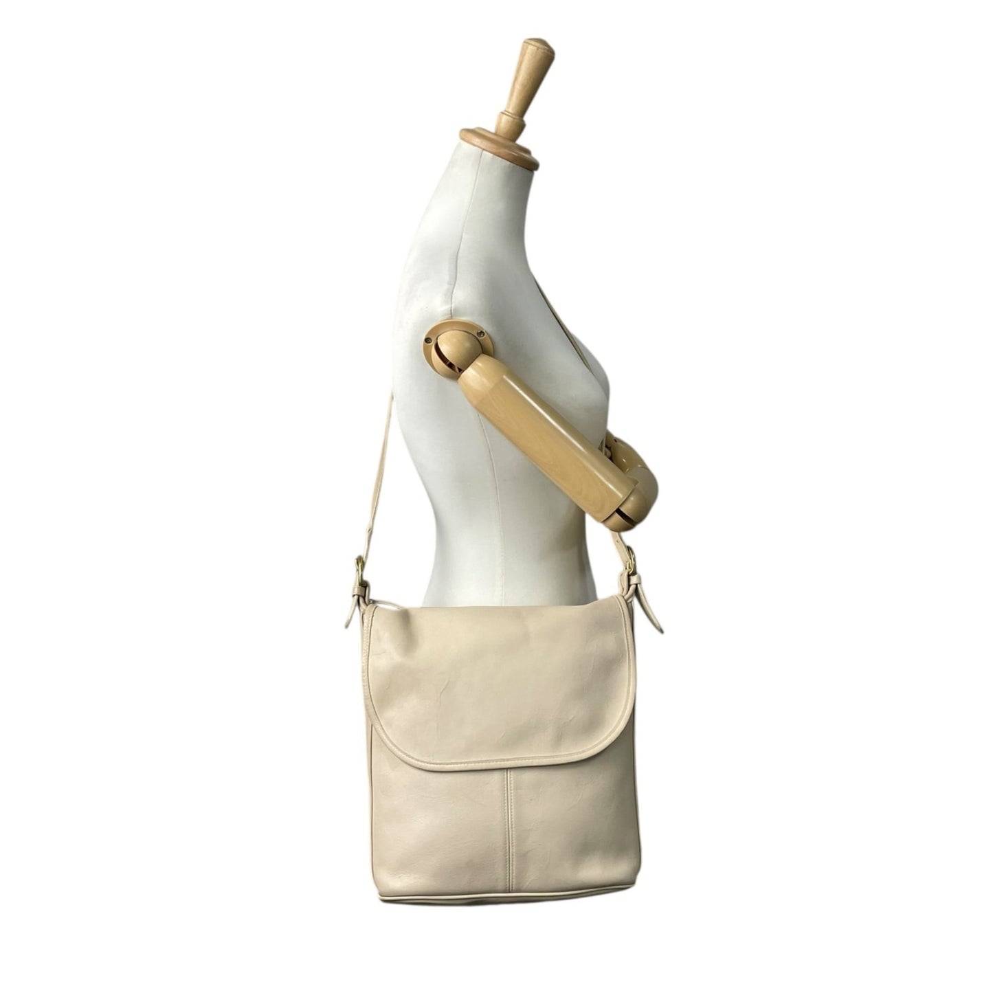 Coach Leather Flap Shoulder Bag