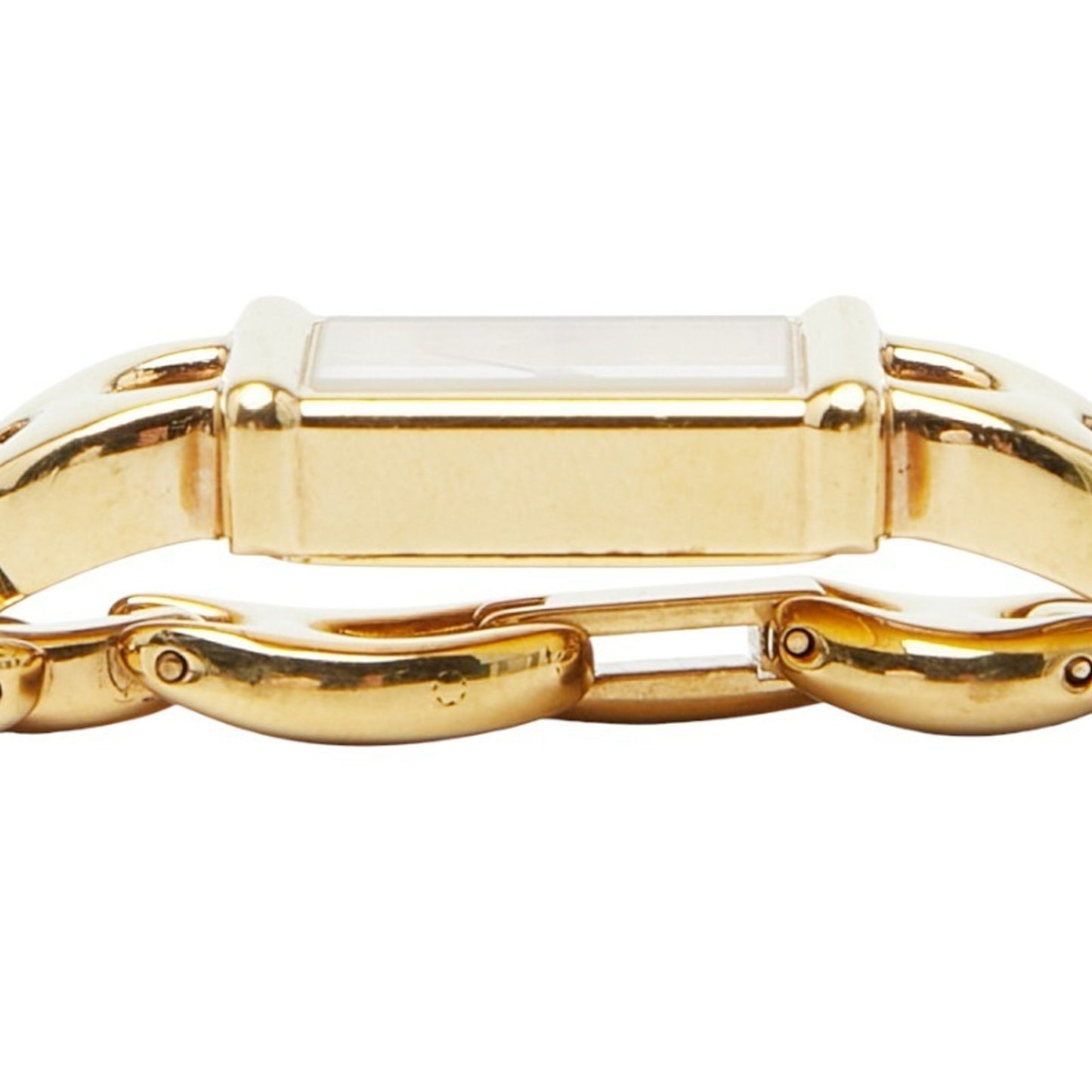 Gucci 1800L Quartz Watch With White Dial And Stainless Steel