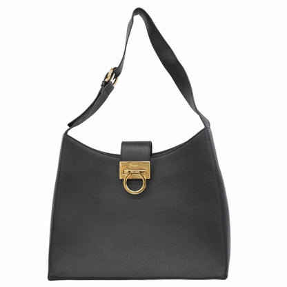 Salvatore Ferragamo Gancini Leather Shoulder Bag