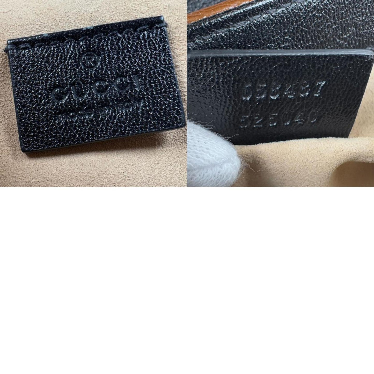Gucci Gg Supreme Canvas And Leather Shoulder Bag In Brown Black