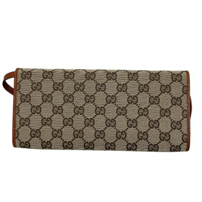 Gucci Bamboo 117594 Gg Canvas Shoulder Bag