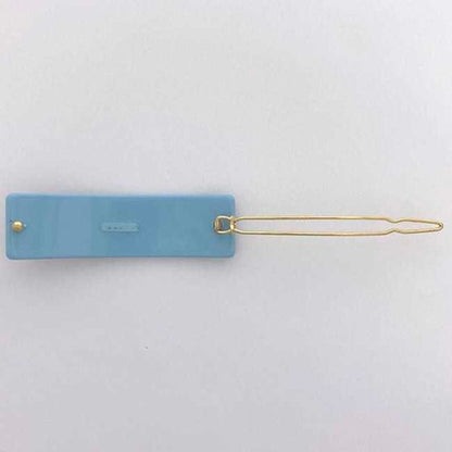 Fendi Valletta Light Blue Pink Jfp402 Hair Clip Plastic Gp Fendi Ff Zucca Square