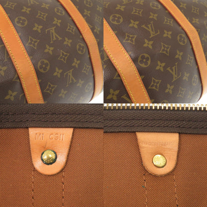 Louis Vuitton Keepall 55 Monogram M41424 Canvas Brown Boston Bag 0614 Louis Vuitton