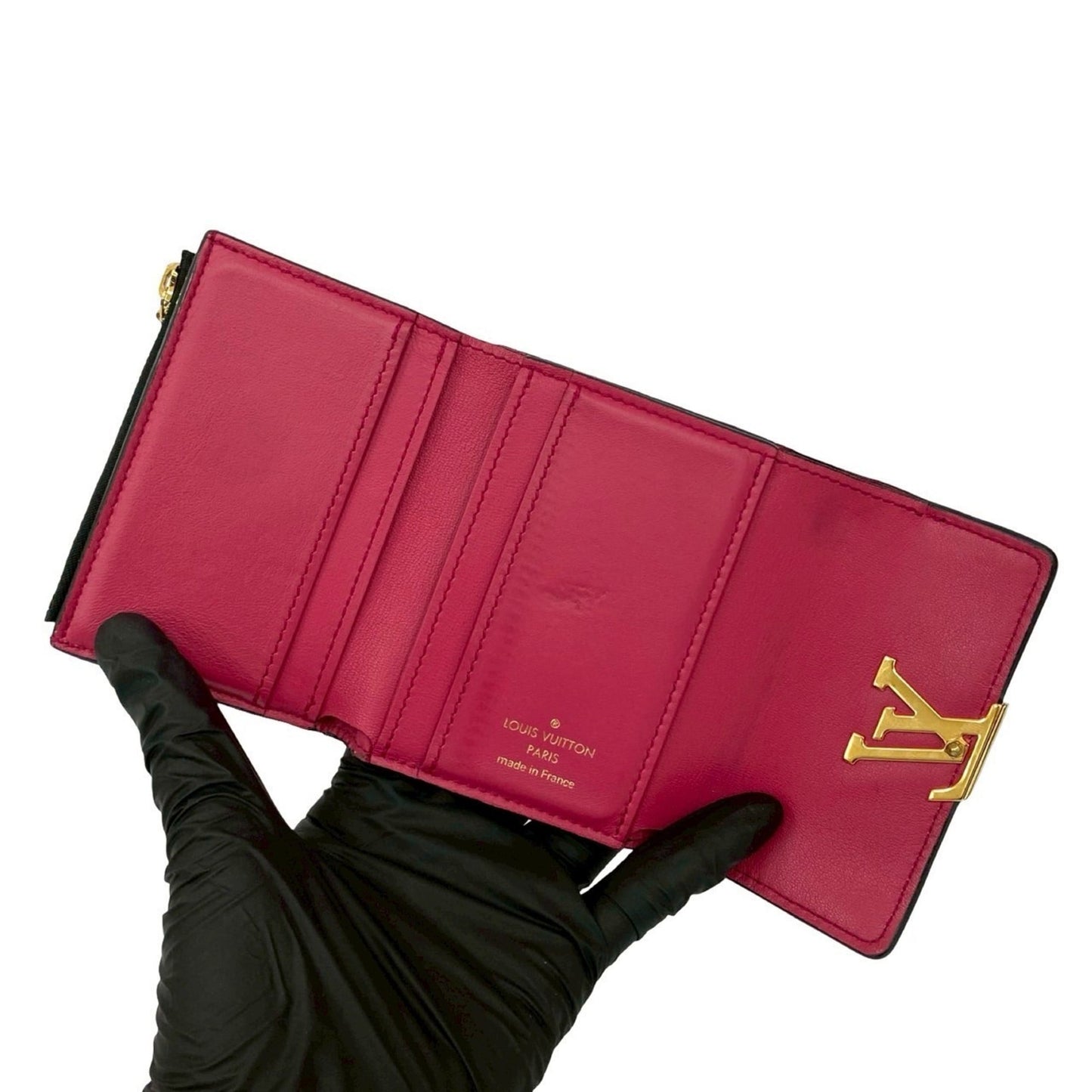 Louis Vuitton Portefeuille Capucines Xs Leather Tri-Fold Wallet