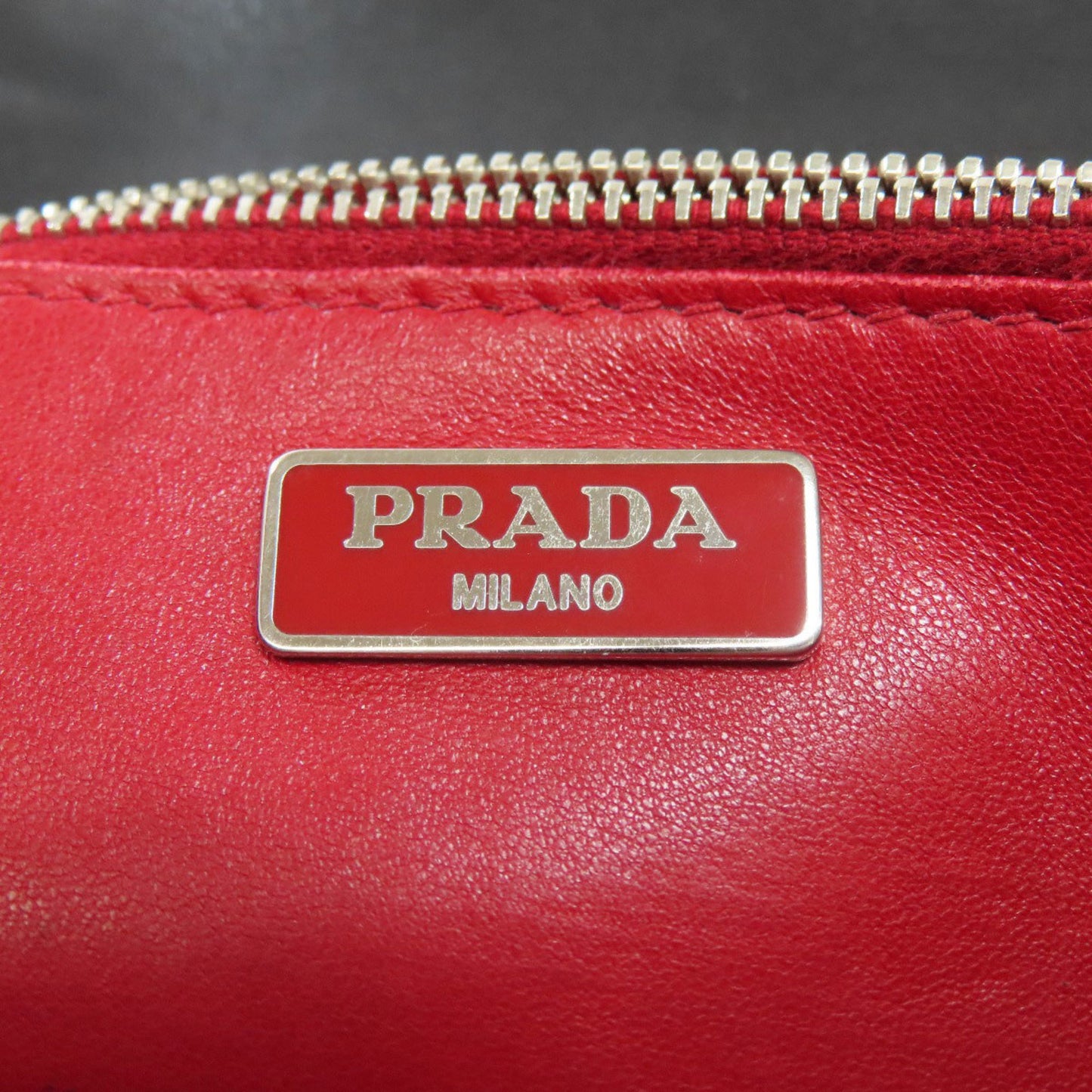Prada Gathered Leather Shoulder Bag