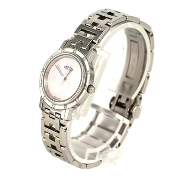 Hermes Clipper Nacle 12P Cl4.230 Ss Quartz Watch