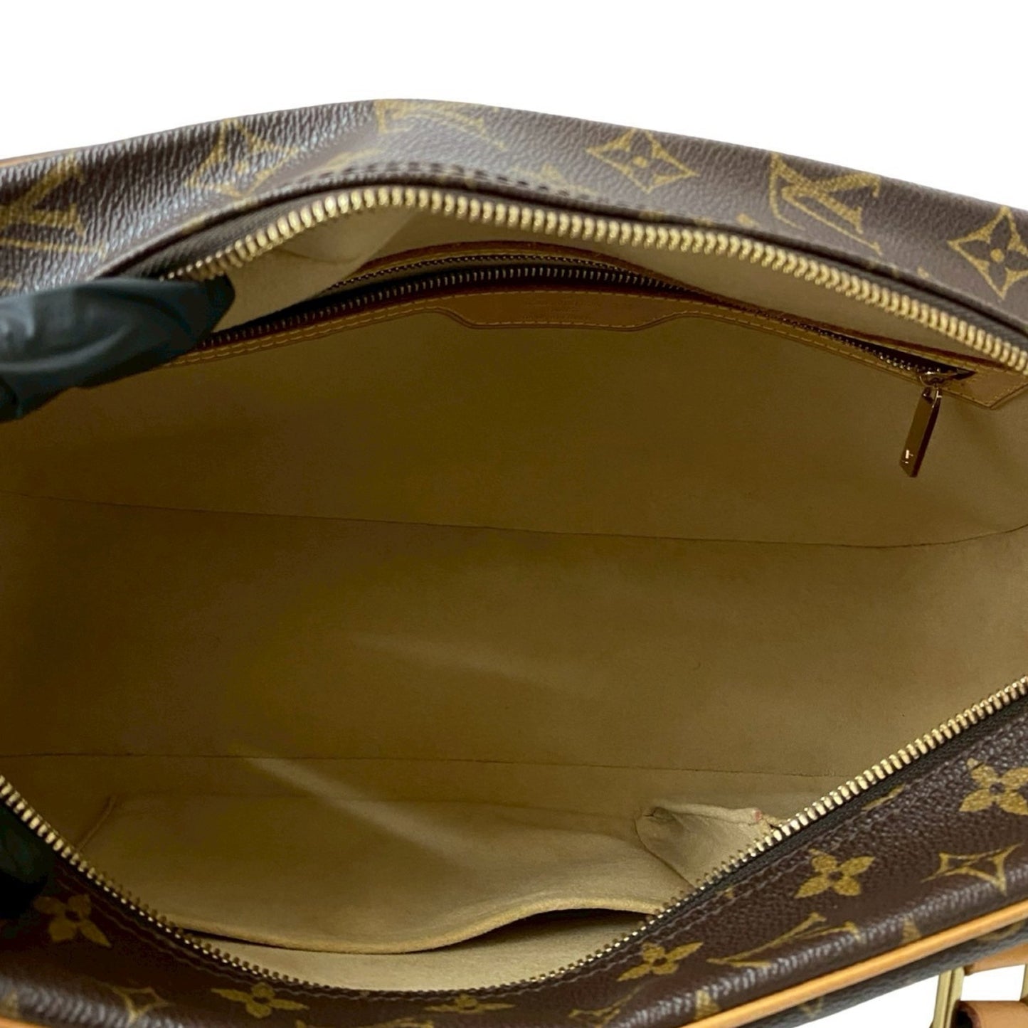 Louis Vuitton Cite Gm Monogram Leather Semi-Shoulder Bag/Handbag Brown 33672
