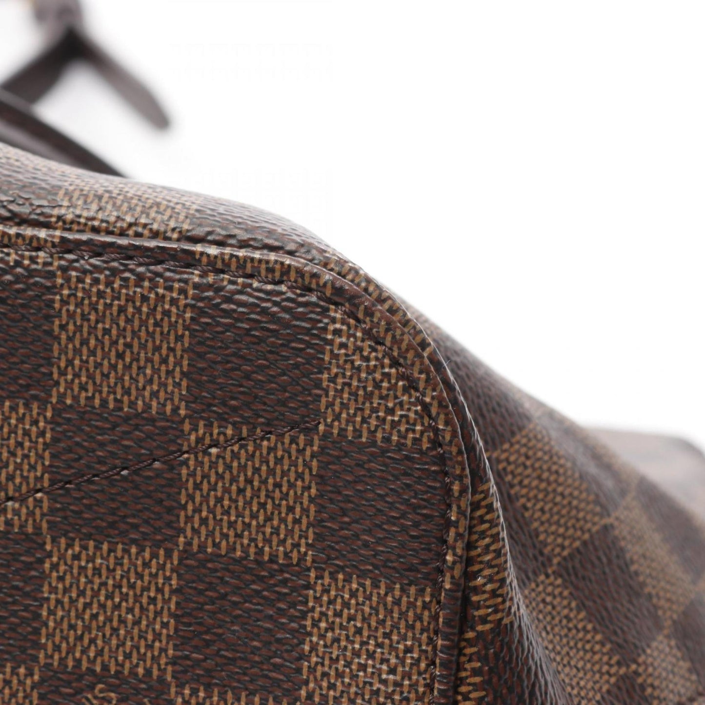 Louis Vuitton Siena Pm Damier Ebene Handbag Coated Canvas Leather