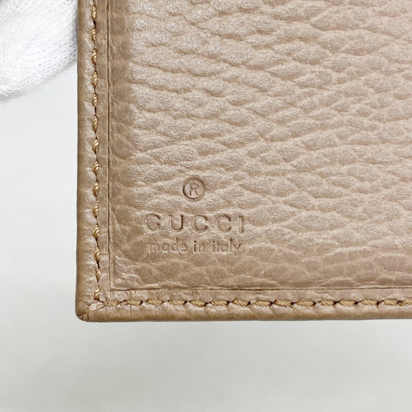 Gucci Gg Marmont Tri-Fold Wallet 474746 Leather Brown