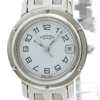 Hermes Clipper Quartz Stainless Steel