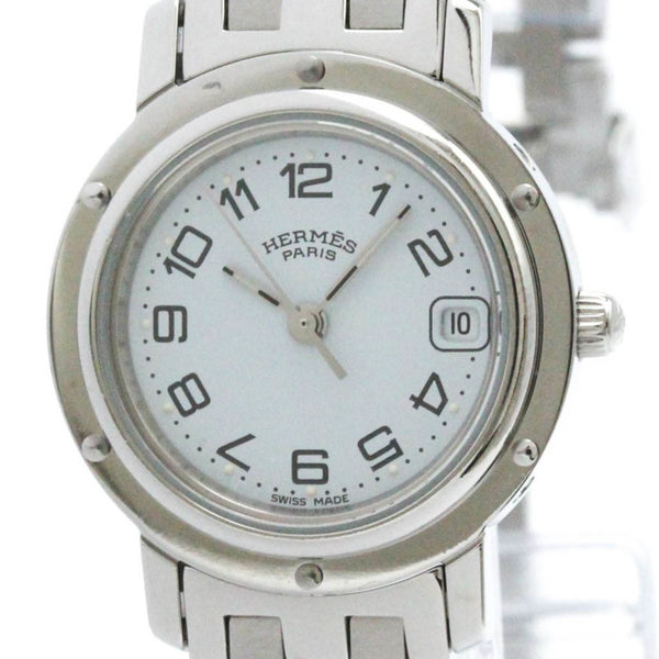 Hermes Clipper Quartz Stainless Steel