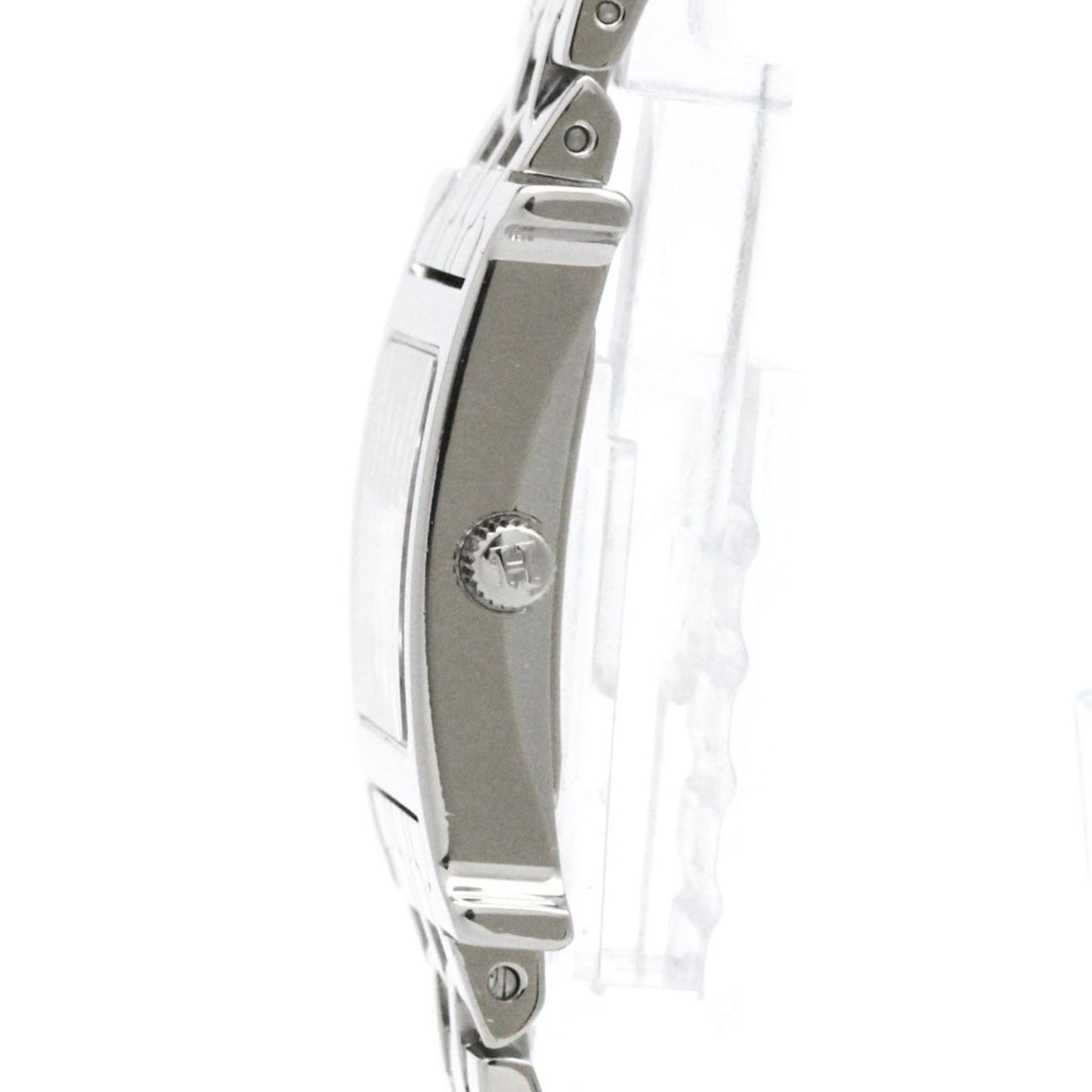 Hermes H Watch Diamond Mop Dial Steel Quartz Watch Hh1.210 Polished