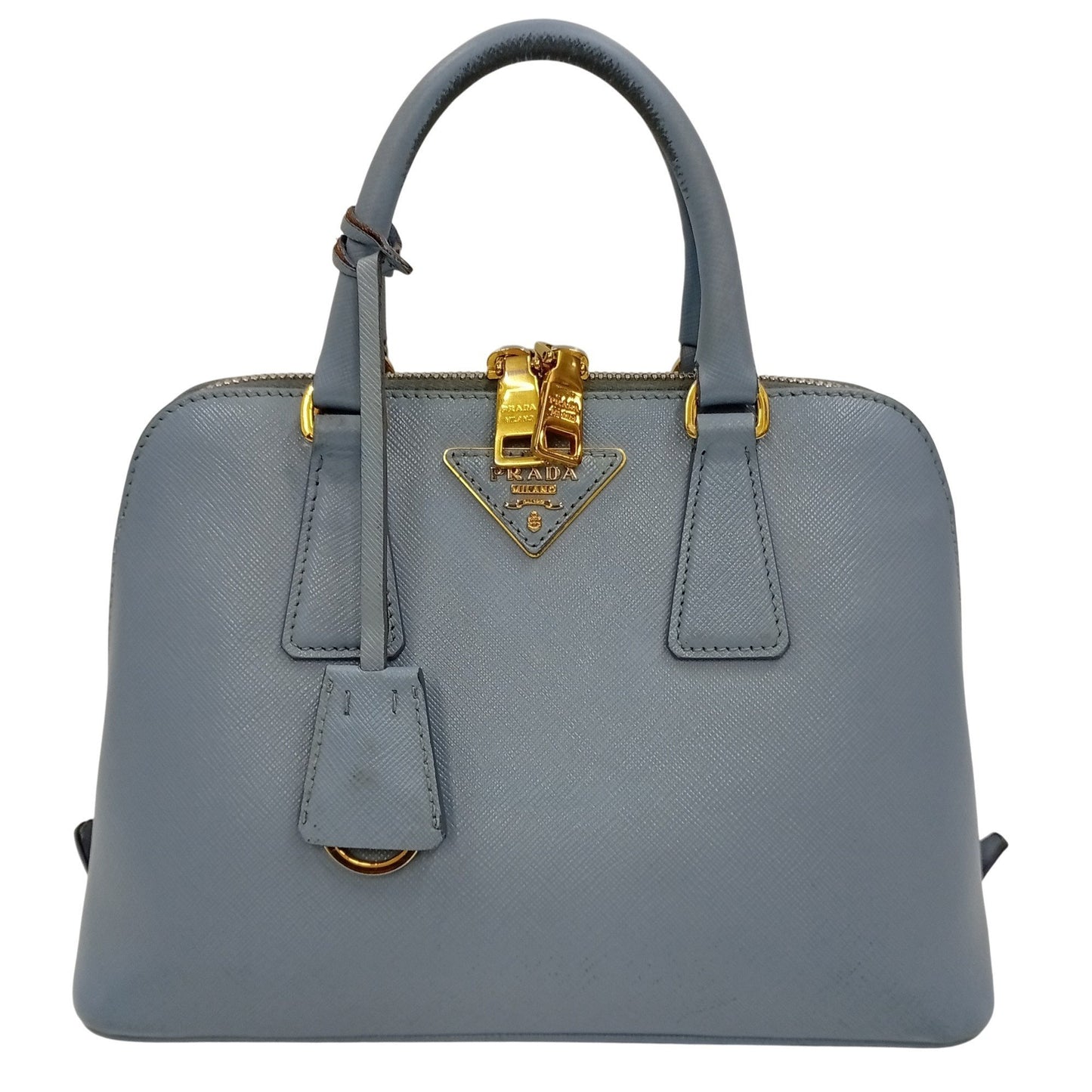 Prada Saffiano Leather Lux Astrale Sky Blue Bl0838 Prada Saffiano Lux Astrale Handbag Ja-25011