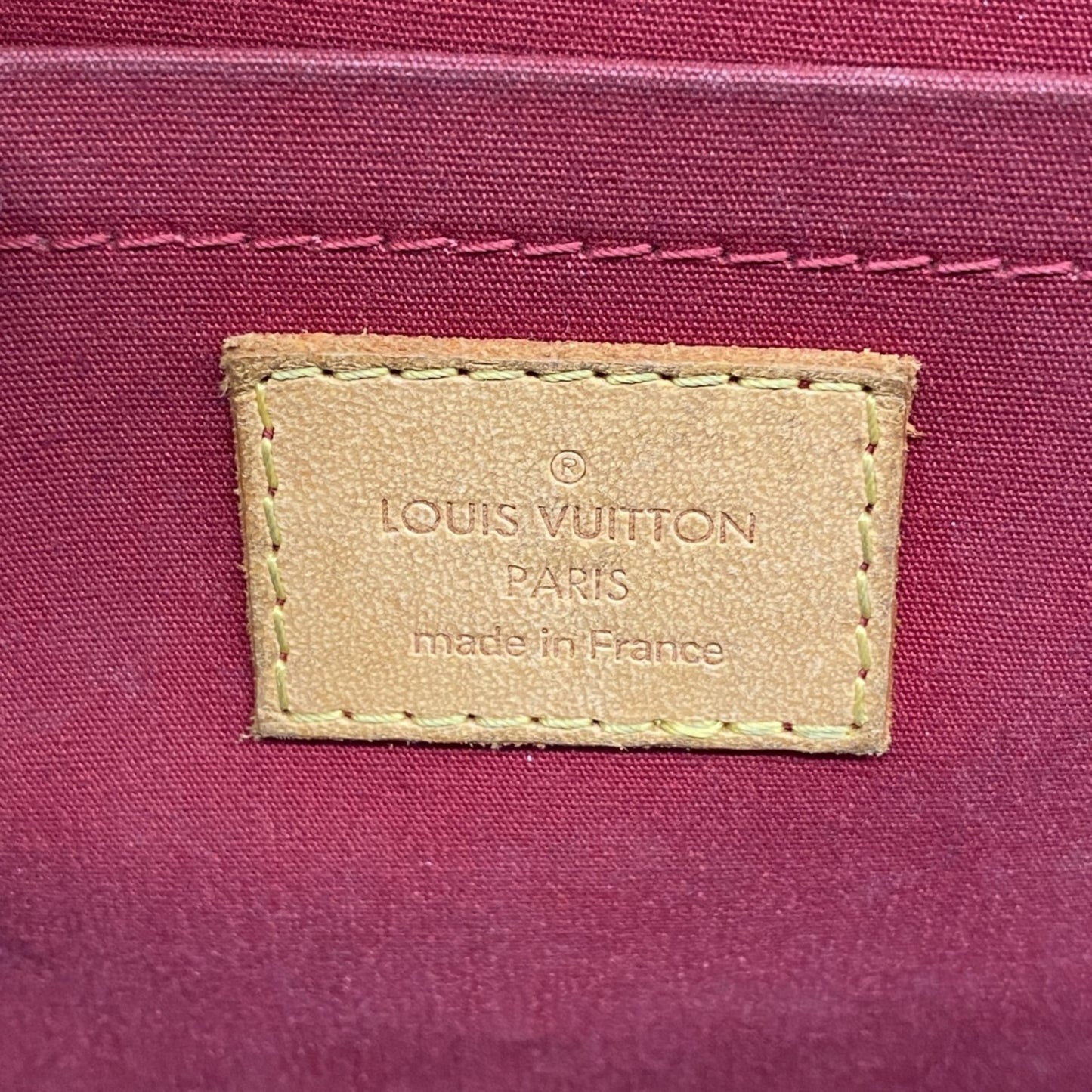Louis Vuitton Vernis Rosewood Avenue Handbag M93507 Pomme D'Amour