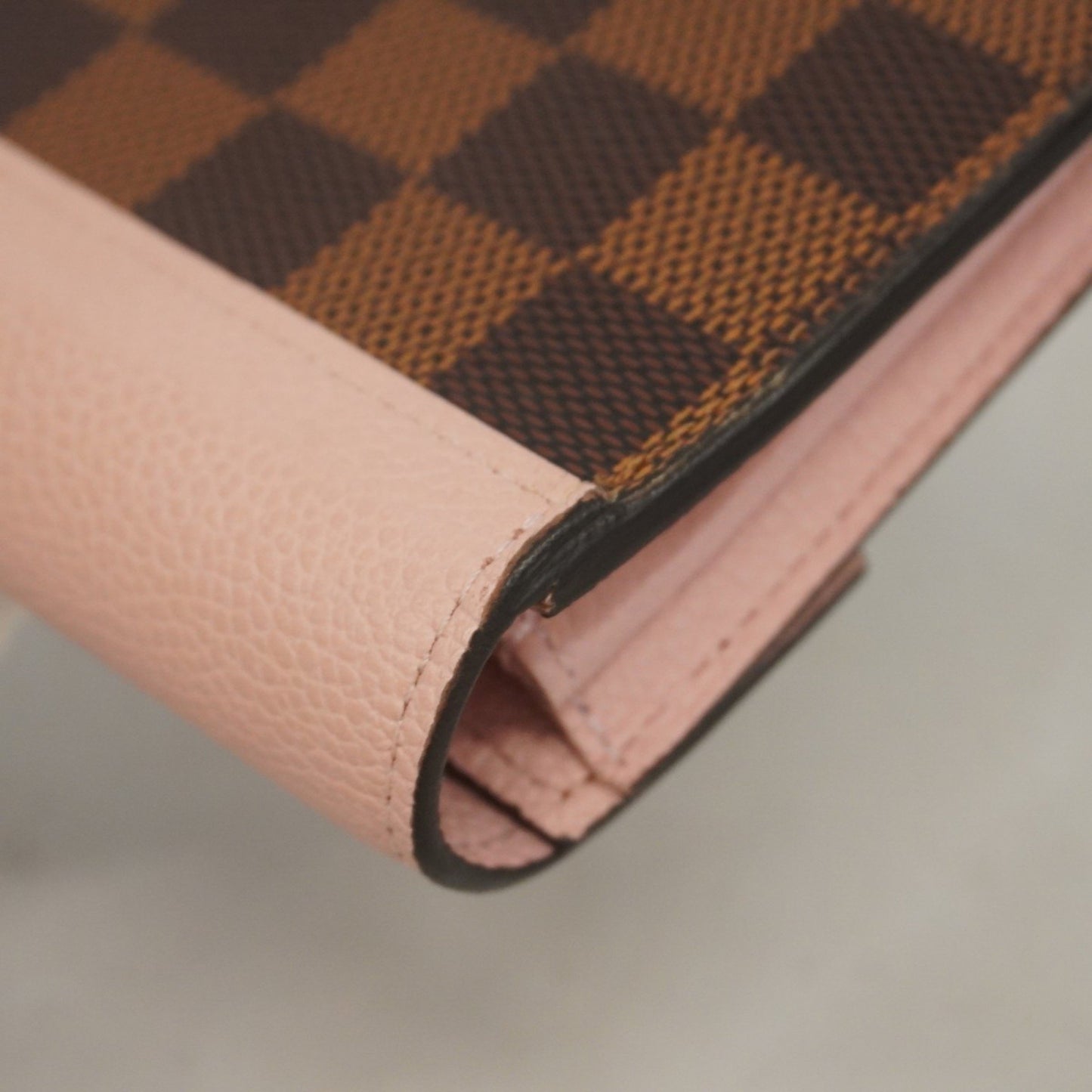 Louis Vuitton Damier Portefeuille Clapton Long Wallet N64447 Ebene Magnolia