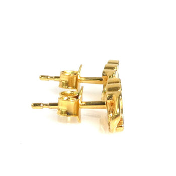 Celine Triomphe Earrings In Gold Metal For Women