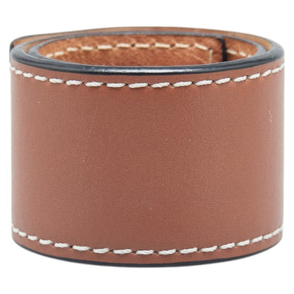 Loewe Anagram Slap Small Bracelet Brown Leather