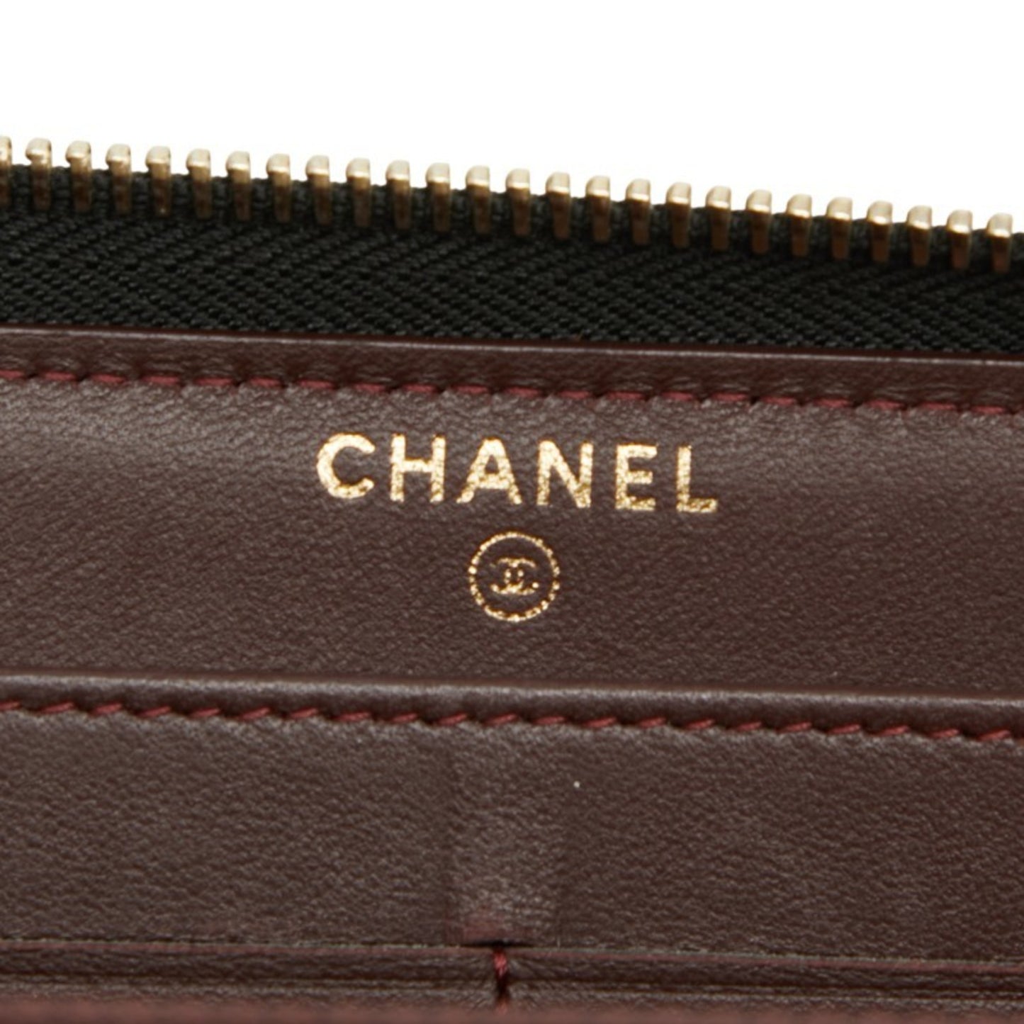 Leather Chanel Long Wallet (Bi-Fold)