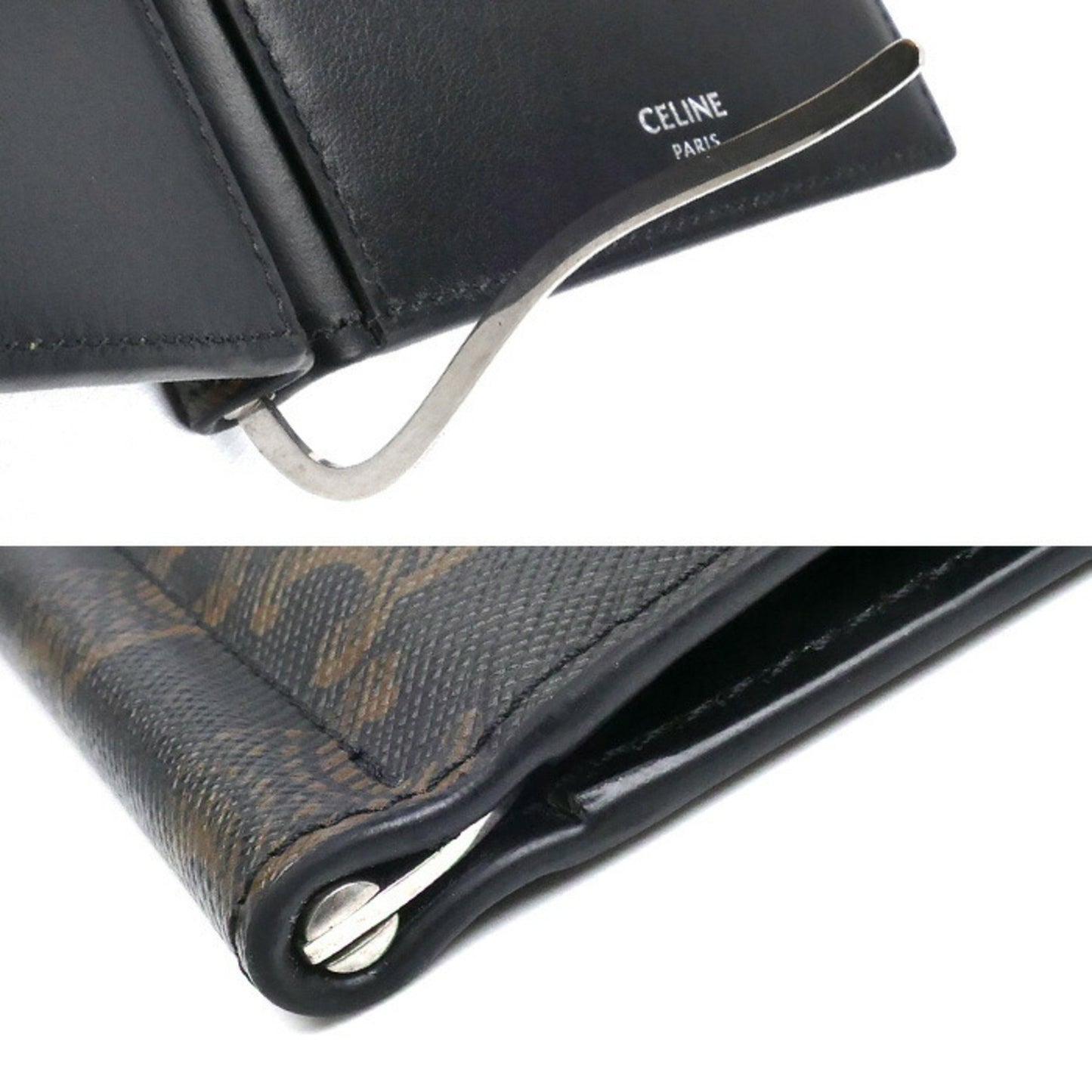 Celine Triomphe Bill Clip Wallet