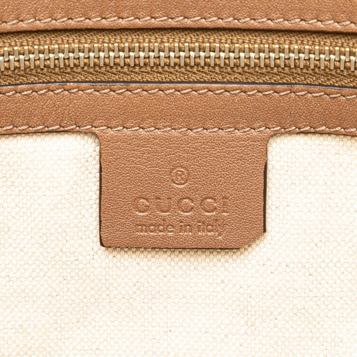 Gucci Interlocking G Crossbody Shoulder Bag 268244 Brown Leather