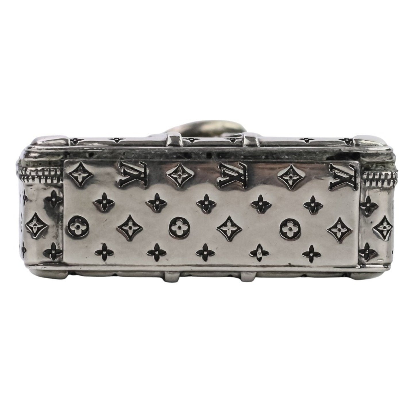 Louis Vuitton The Sirius Travel Monogram Bag Charm Key Ring M62717 Silver Color