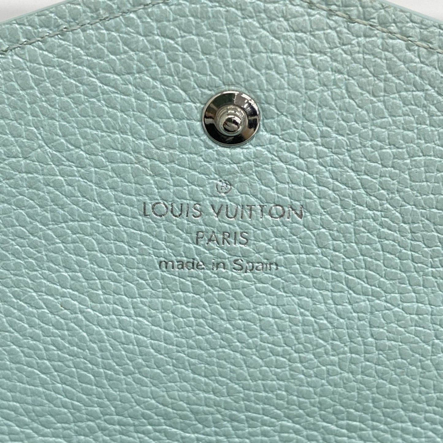 Louis Vuitton Monogram Empreinte Portefeuille Sarah Long Wallet M82174 Light Blue