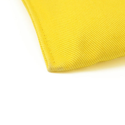 Prada Prada Embossed Clutch Bag/Second Bag/Pouch Canvas Leather Yellow