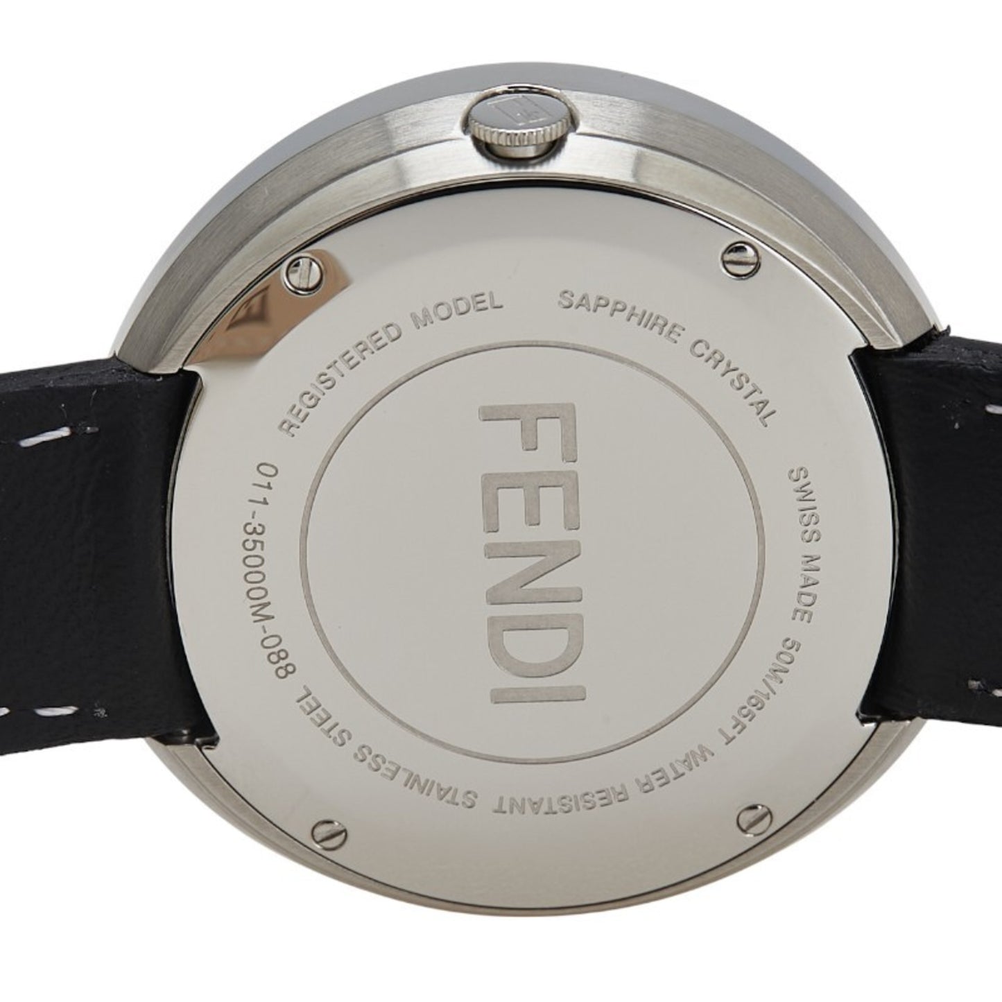 Fendi My Way 3-Piece Diamond Quartz Watch With Silver Dial