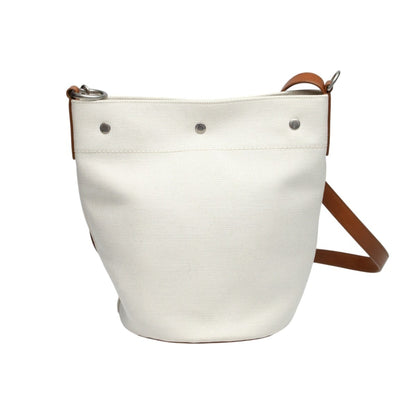 Yves Saint Laurent Rive Gauche Canvas Shoulder Bag Vlr669299 Natural/Brown