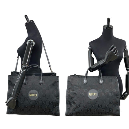 Gucci Off The Grid Gg Monogram Leather Canvas 2-Way Shoulder Bag