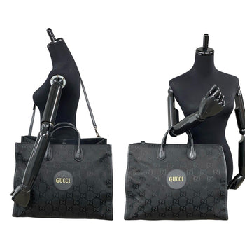 Gucci Off The Grid Gg Monogram Leather Canvas 2-Way Shoulder Bag