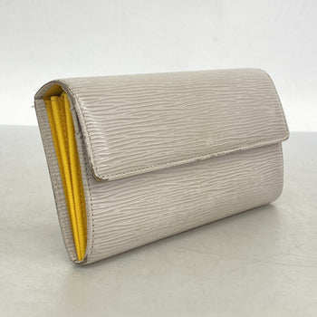 Louis Vuitton Epi Portefeuille Sarah Long Wallet M60318 Grey