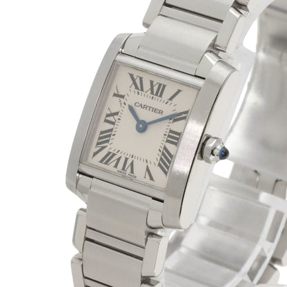 Cartier Tank Franaise W51008Q3 Sm Stainless Steel Watch