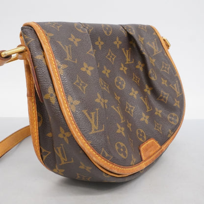 Louis Vuitton Monogram Menilmontant Pm Shoulder Bag M40474 Brown