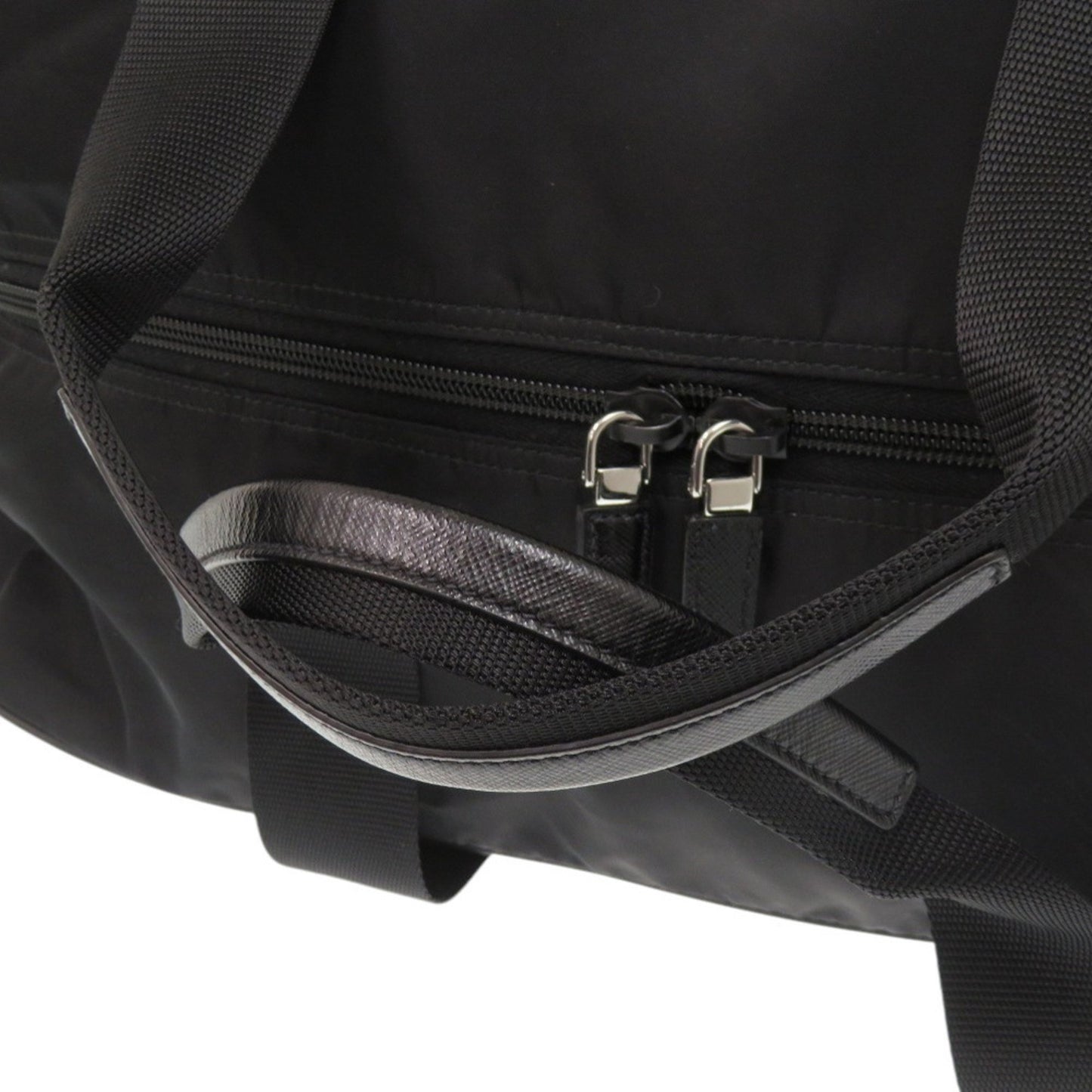 Prada Nylon Black Boston Bag 1363 Prada