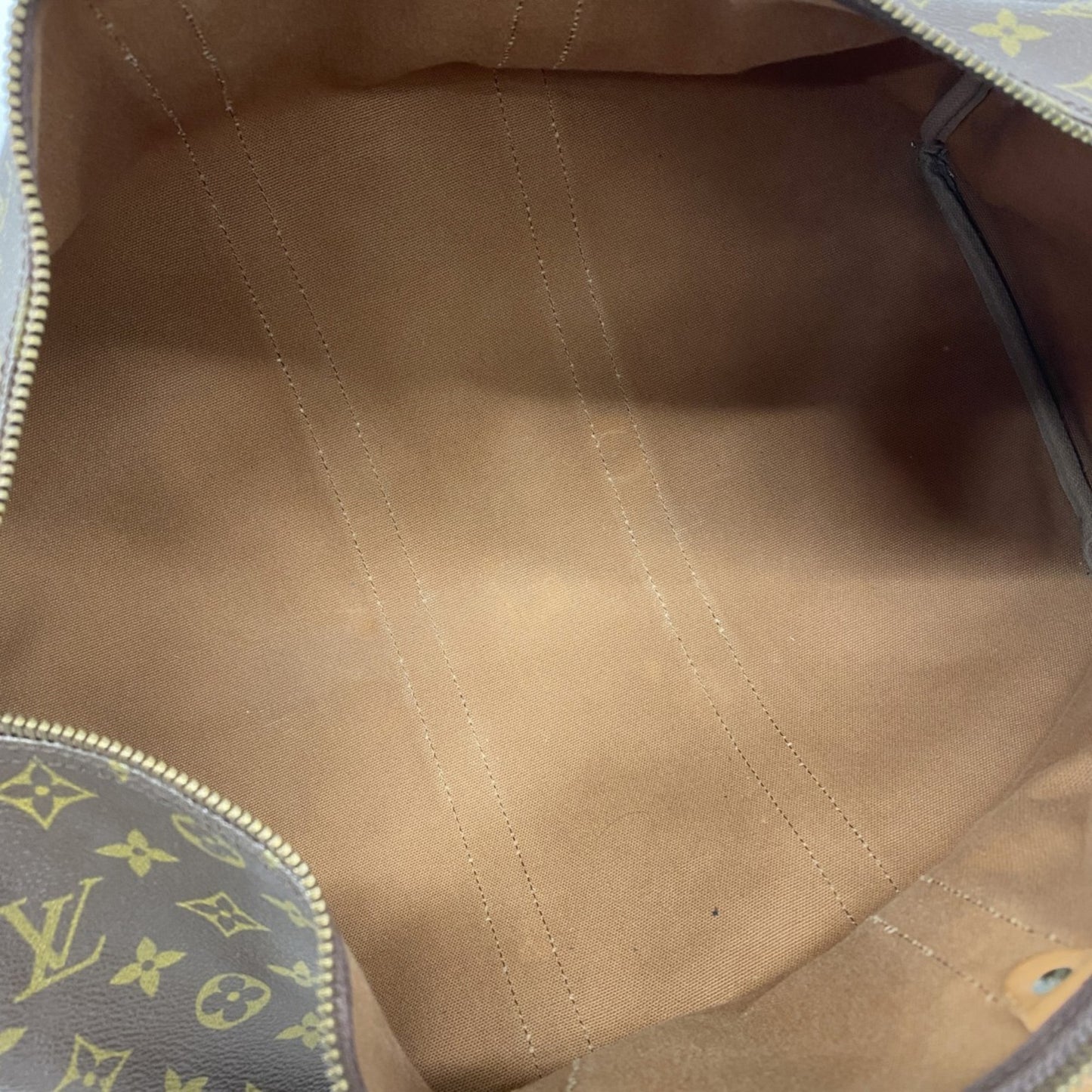 Louis Vuitton Monogram Keepall 45 Boston Bag M41428 Brown