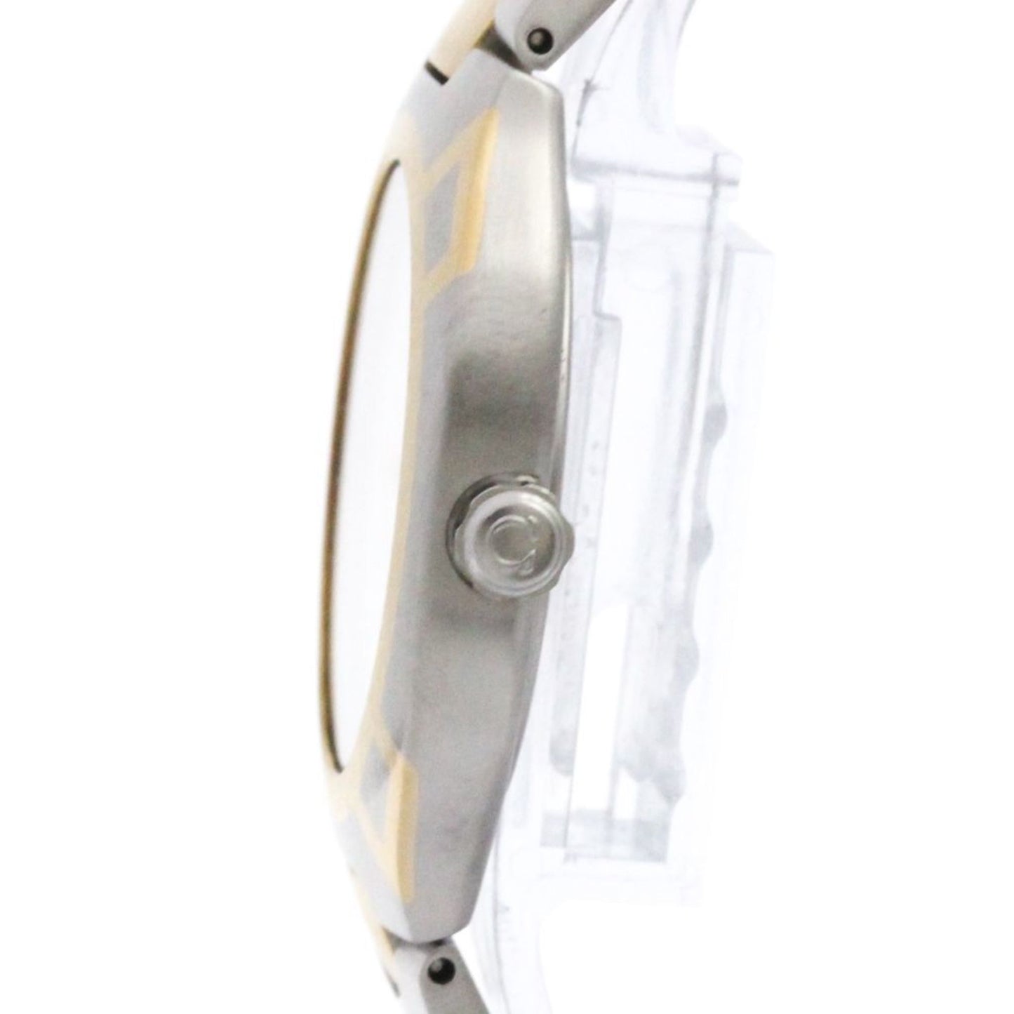 Omega Seamaster Polaris Gmt 18K Gold Steel Watch 396.1122 Polished