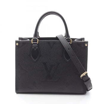 Louis Vuitton On The Go Pm Monogram Empreinte Noir Handbag