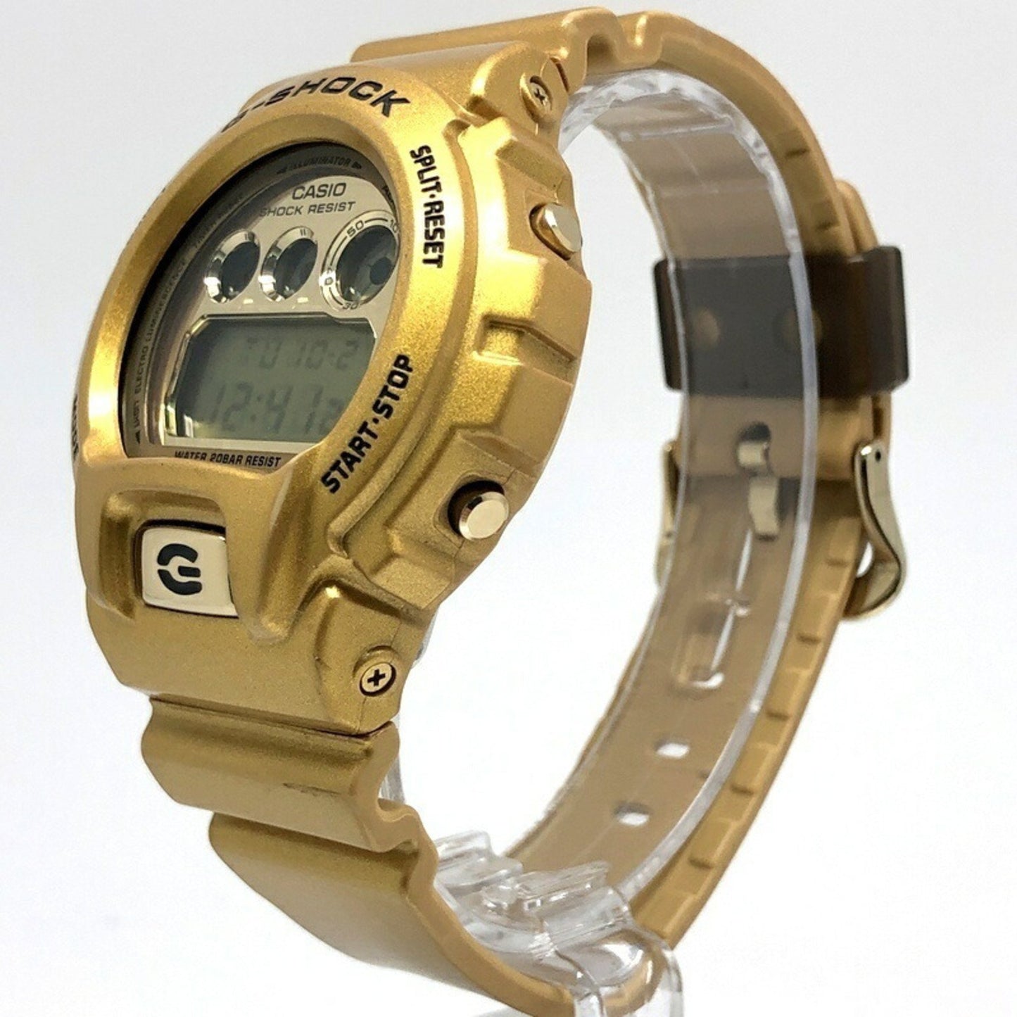 G-Shock Casio Dw-6900Gd-9 Crazy Gold Watch With Mirror Dial And Dark Dial