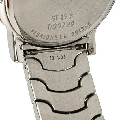 Bvlgari Solotempo Watch St35S Quartz Silver Dial Stainless Steel