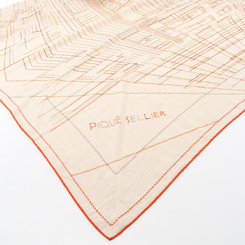 Hermes Herms Carr Jean 140 Pique Sellier Scarf