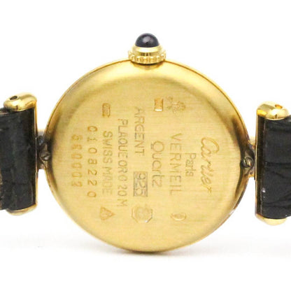 Cartier Must Colisee Vermeil Gold Plated