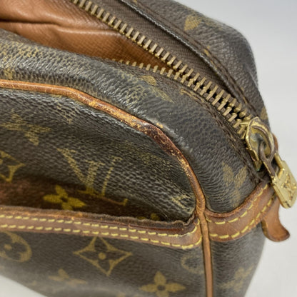 Louis Vuitton Monogram Compigne 23 Clutch Bag M51847 Brown