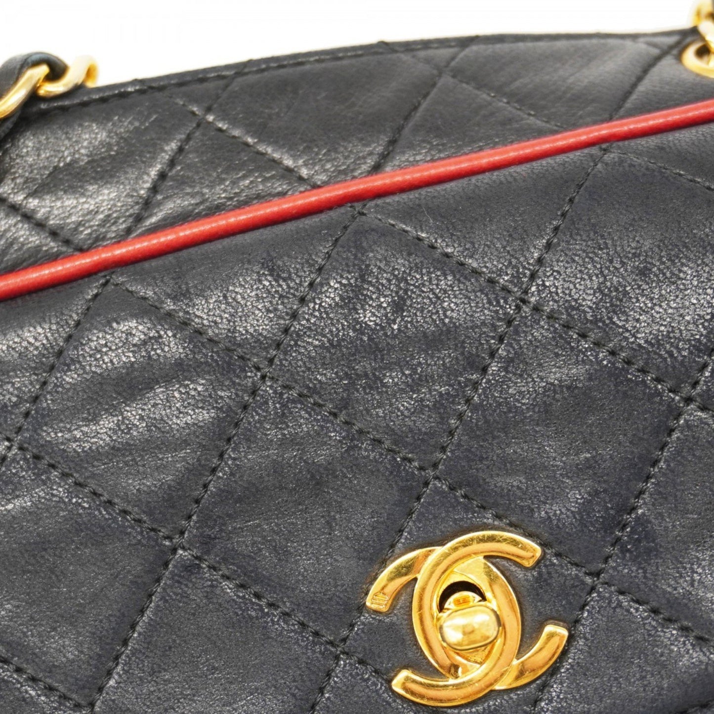Chanel Matelasse Shoulder Bag With Chain Bag