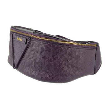 Versace Versace Waist Bag V Greca Signature Belt 1006888 Violet Leather