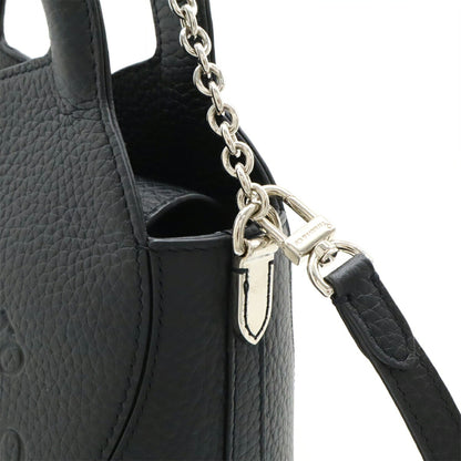 Tiffany & Co. Return To Tiffany Handbag Shoulder Bag Leather Black